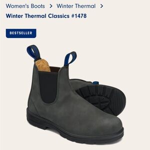 Women Blundstone Winter Thermal Classics Ankle Boots  #1478